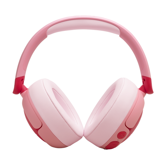 JBL Junior 470NC - Pink - Wireless over-ear noise cancelling kids headphones - Back